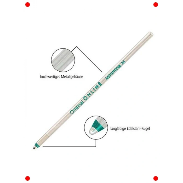 Kısa Boy Yedek Kartuş Seti - 3 Adet Yeşil