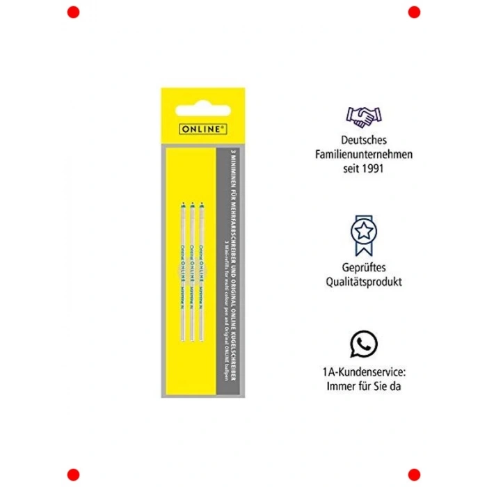 Kısa Boy Yedek Kartuş Seti - 3 Adet Yeşil