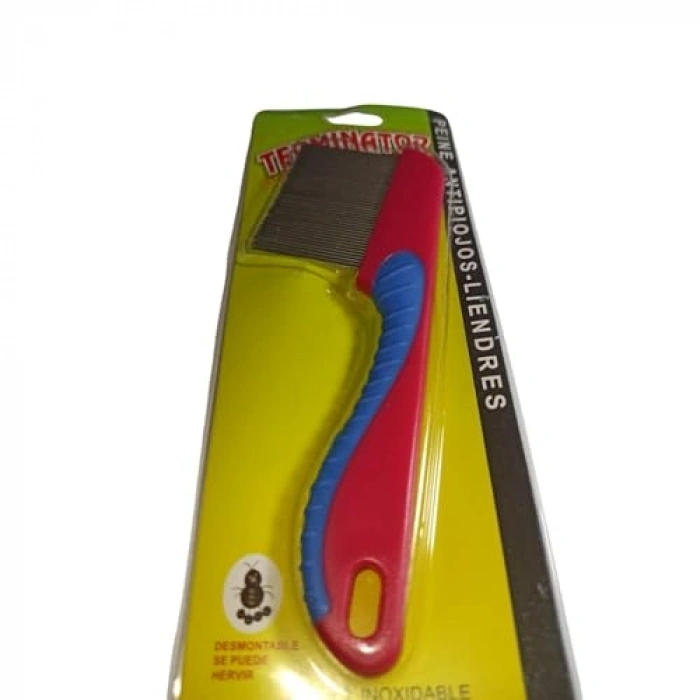 Kısa Metal Dişli Bit Tarağı, Sert Plastik Tutma Saplı