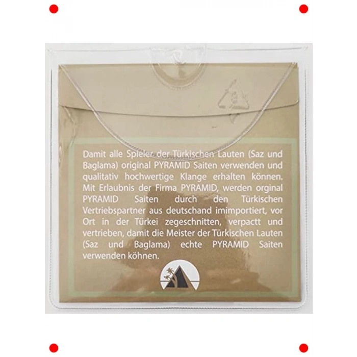 Kısa Sap Saz Teli Seti - Yüksek Kalite 0.18 Tel Kalınlığı