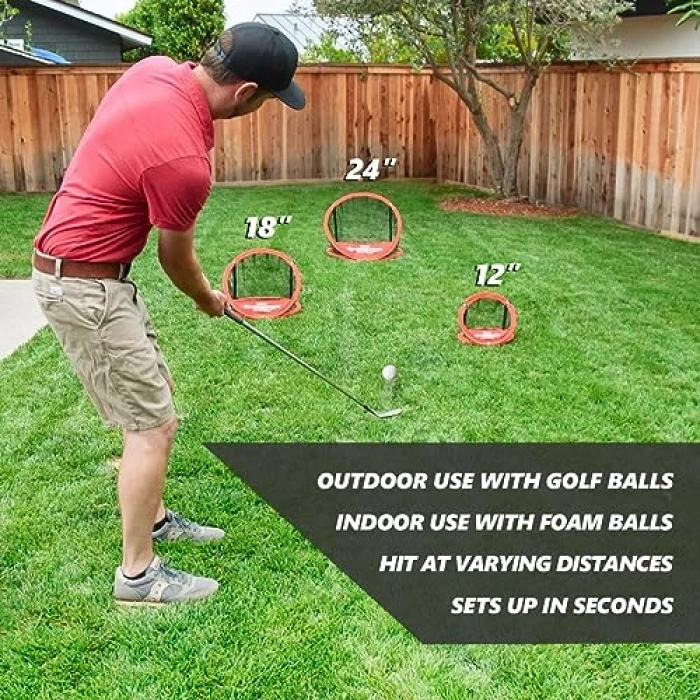 Kısa Vuruş Pratikleri İçin Golf Chipping Pratik Ağı