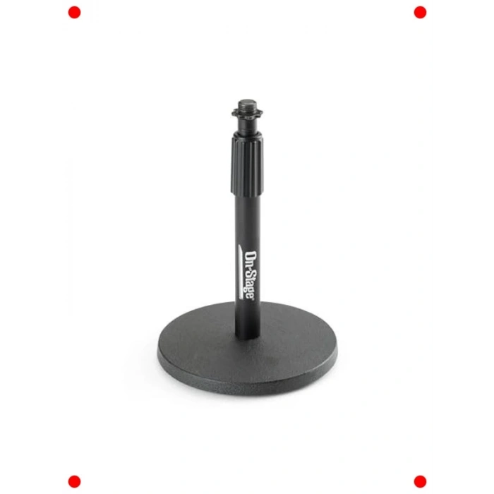 Kısa Yuvarlak Taban Mikrofon Standı