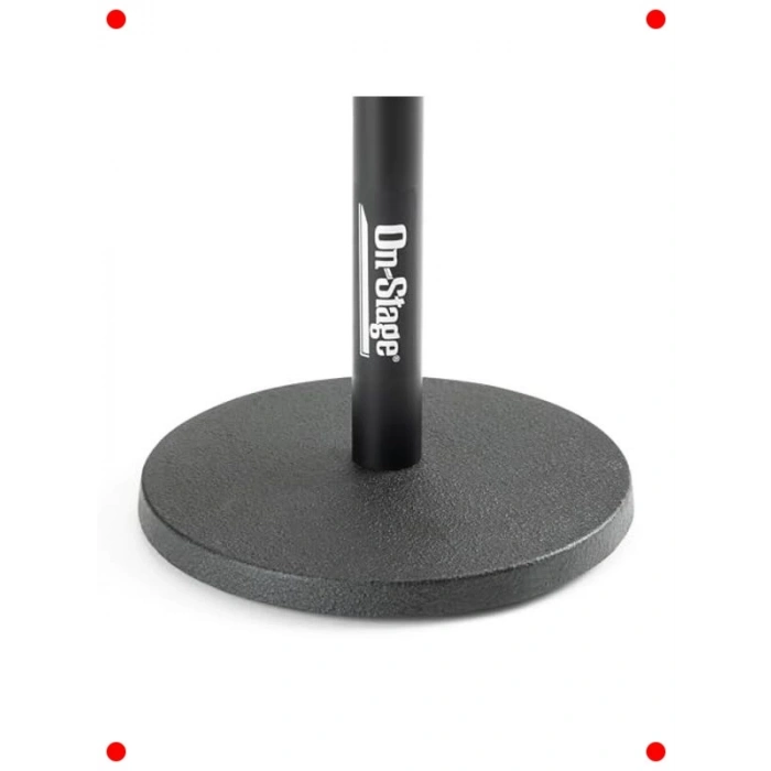 Kısa Yuvarlak Taban Mikrofon Standı