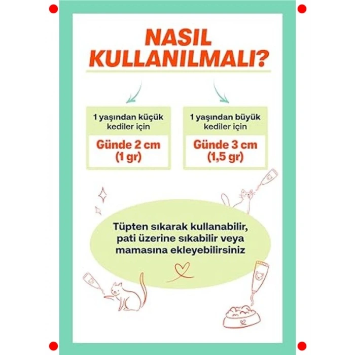 Kısır Kedi Multivitamin & Sterile Macun 100g