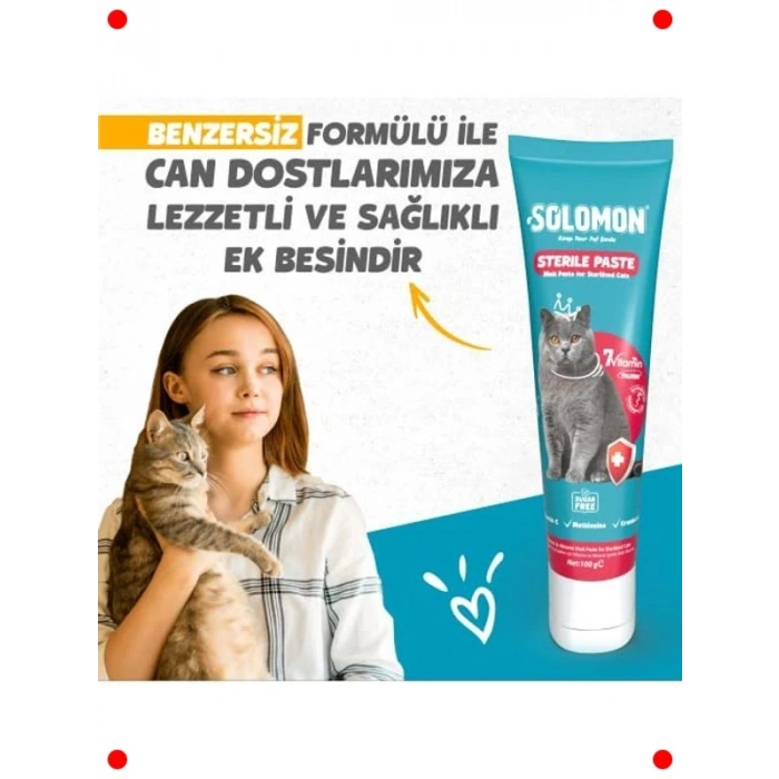 Kısır Kedi Tüy Yumağı Önleyici Malt Macunu 100 Gr