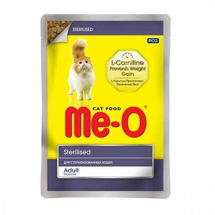 Kısırlaştırılmış Kedi İçin Yaş Mama, 12x80 gr