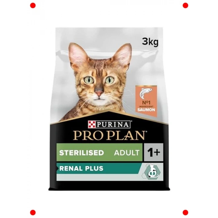 Kısırlaştırılmış Yetişkin Somonlu Kedi Maması 3 Kg