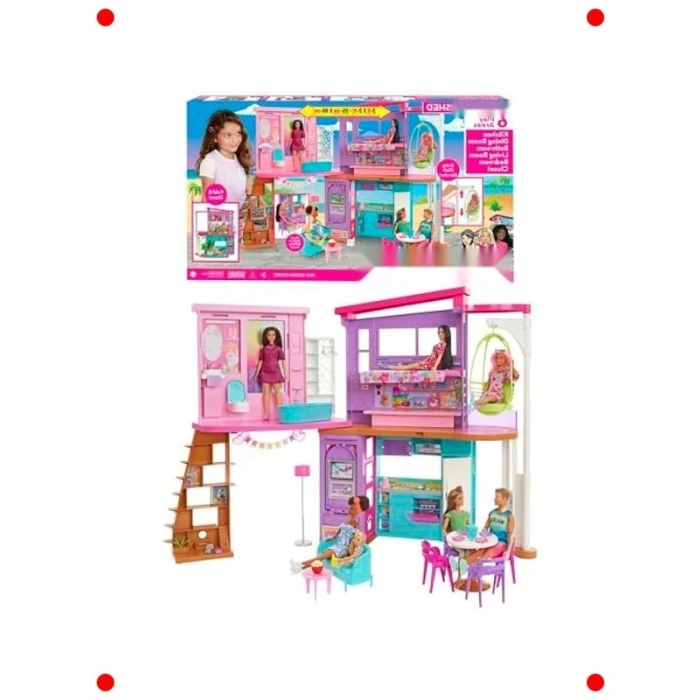 Kız Çocukları İçin Tatil Evi Oyun Seti - 3+ Yaş