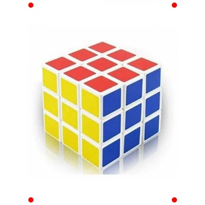 Klasik 3x3 Renkli Zeka Küpü Yapbozu