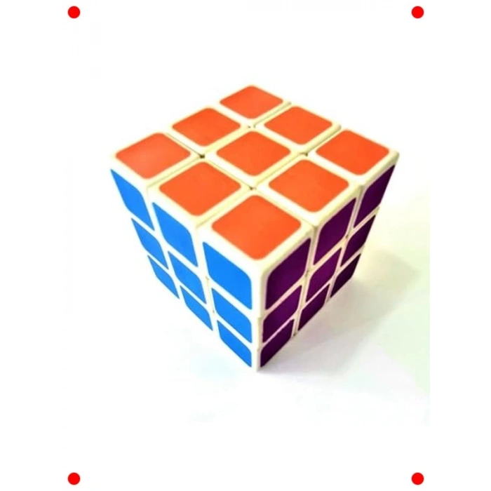 Klasik 3x3 Renkli Zeka Küpü Yapbozu