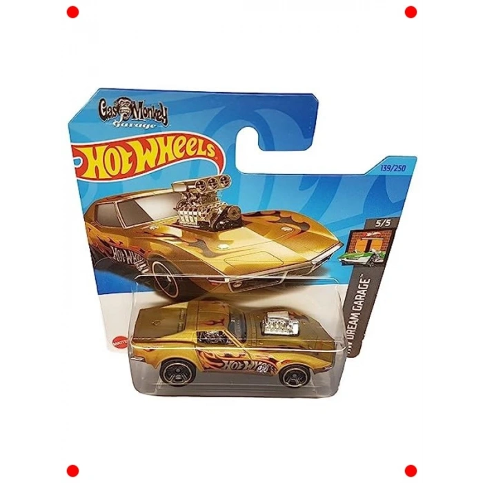 Klasik ´68 Spor Araba Modeli - Altın Metalik