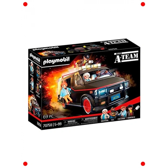 Klasik Aksiyon Ekibi Minibüsü Oyun Seti - 5+ Yaş