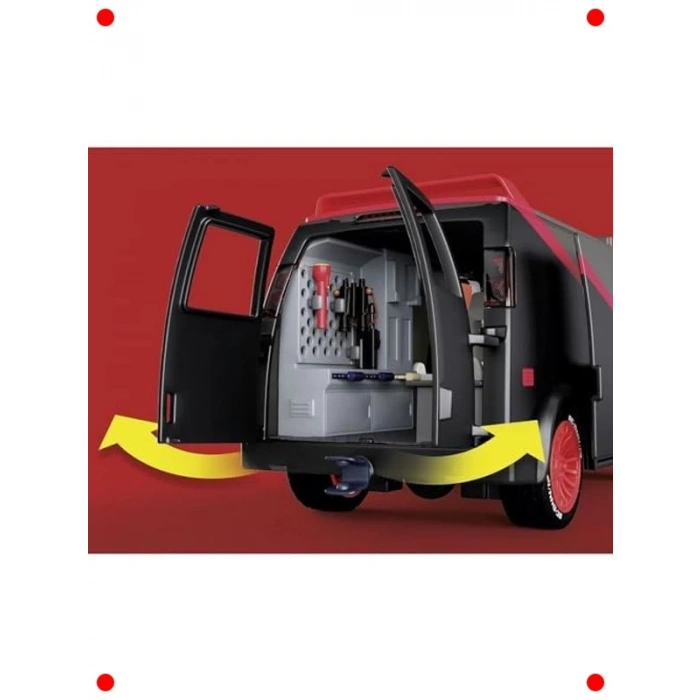 Klasik Aksiyon Ekibi Minibüsü Oyun Seti - 5+ Yaş