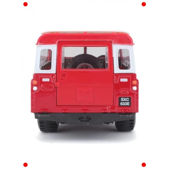 Klasik Araç Model Araba 1:24 - Kırmızı