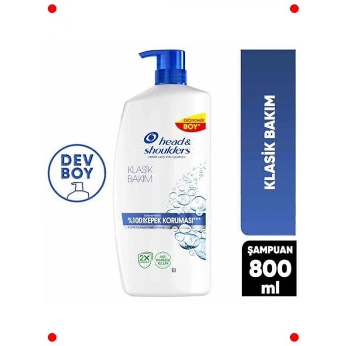 Klasik Bakım Kepek Karşıtı Şampuan 800 ml