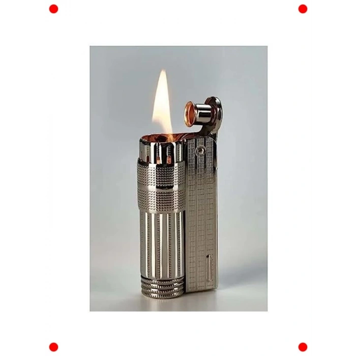 Klasik Benzinli Fitilli Metal Çakmak