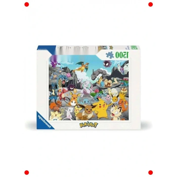 Klasik Canavar Temalı 1500 Parça Yetişkin Yapbozu