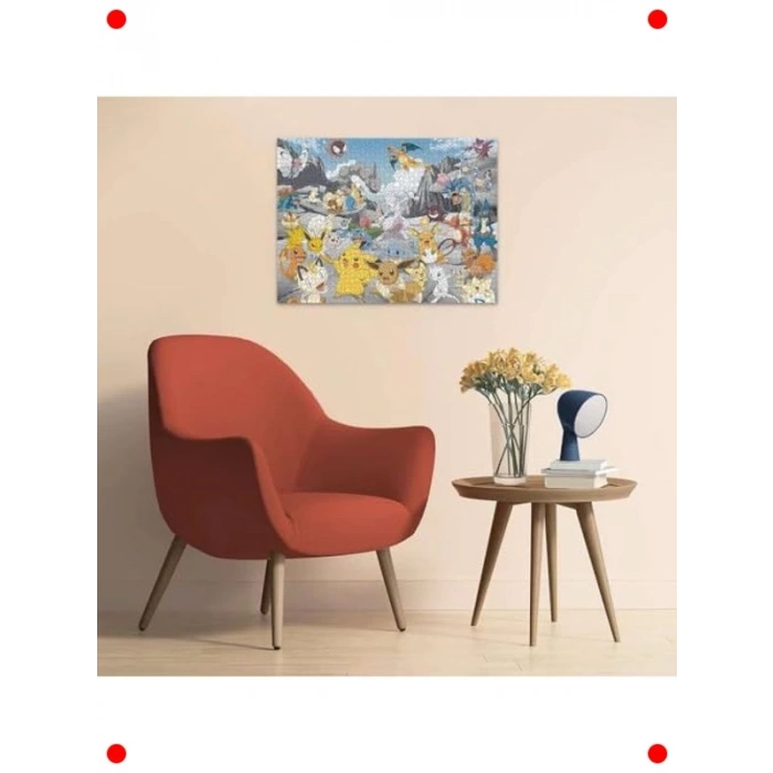 Klasik Canavar Temalı 1500 Parça Yetişkin Yapbozu