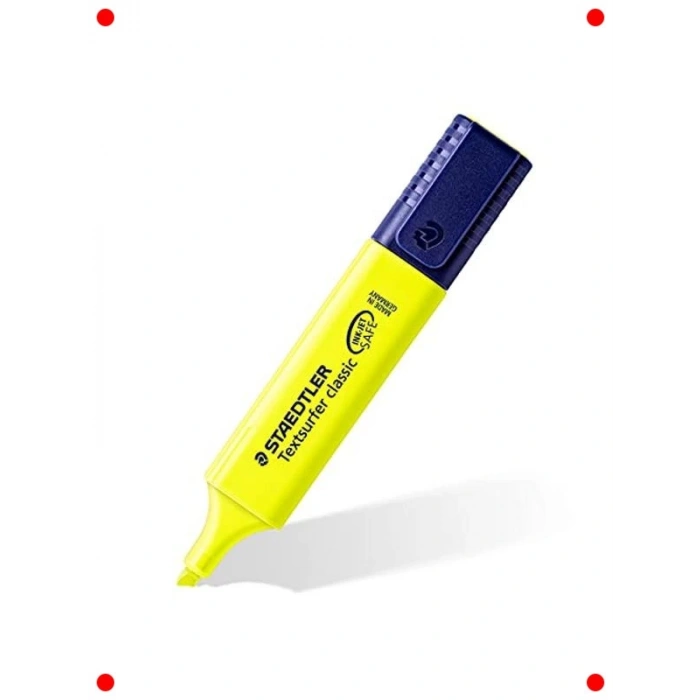 Klasik Fosforlu Kalem, Sarı Renk