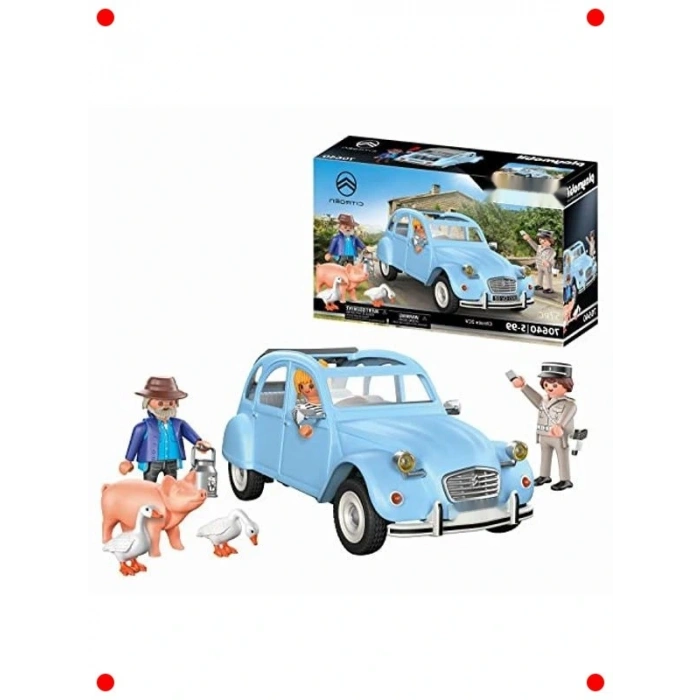 Klasik Fransız Araba Modeli ve Figür Seti