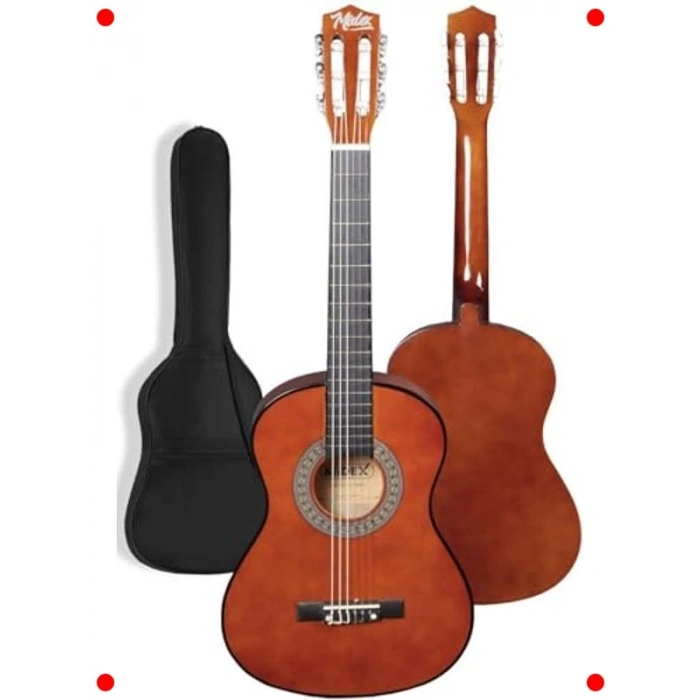 Klasik Gitar Başlangıç Seti (4/4 Yetişkin Boy, Kahve)