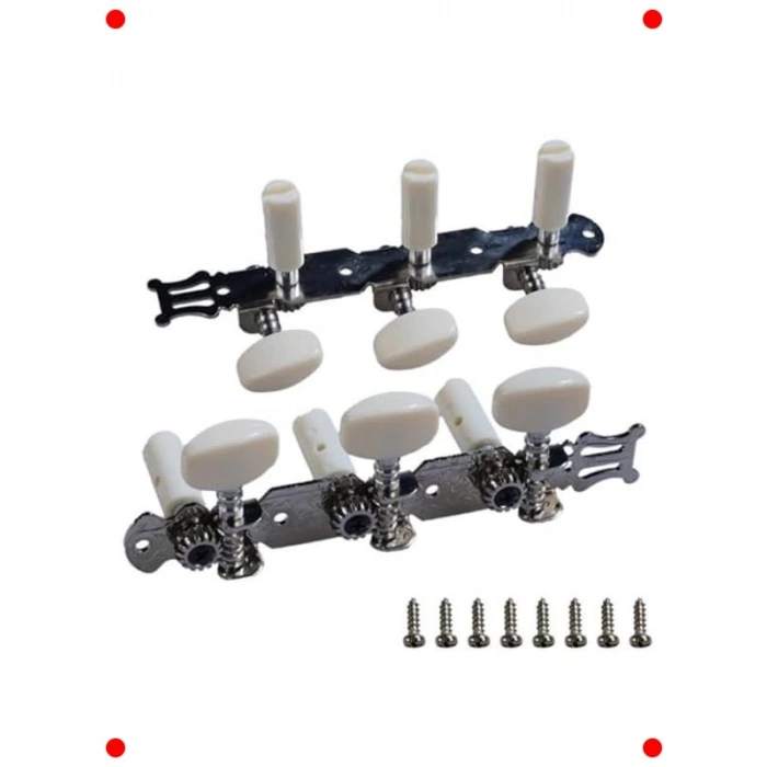 Klasik Gitar İçin Yüksek Kaliteli Burgu Takımı - 1 Set