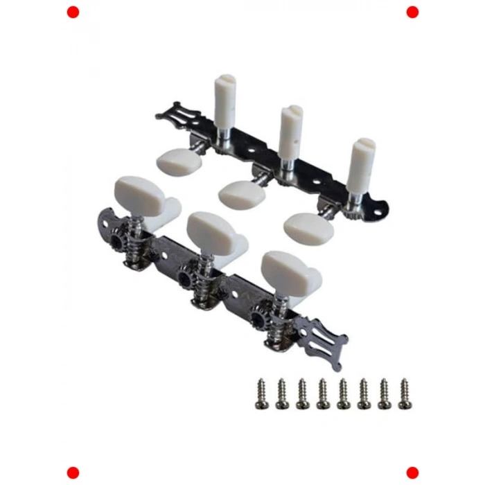 Klasik Gitar İçin Yüksek Kaliteli Burgu Takımı - 1 Set