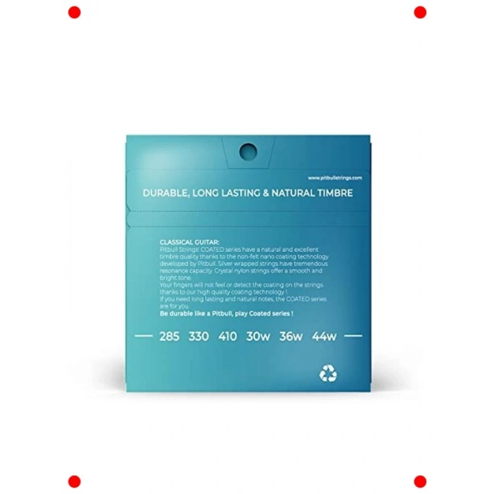 Klasik Gitar Teli - Kaplamalı, Sert Gerilim Seti