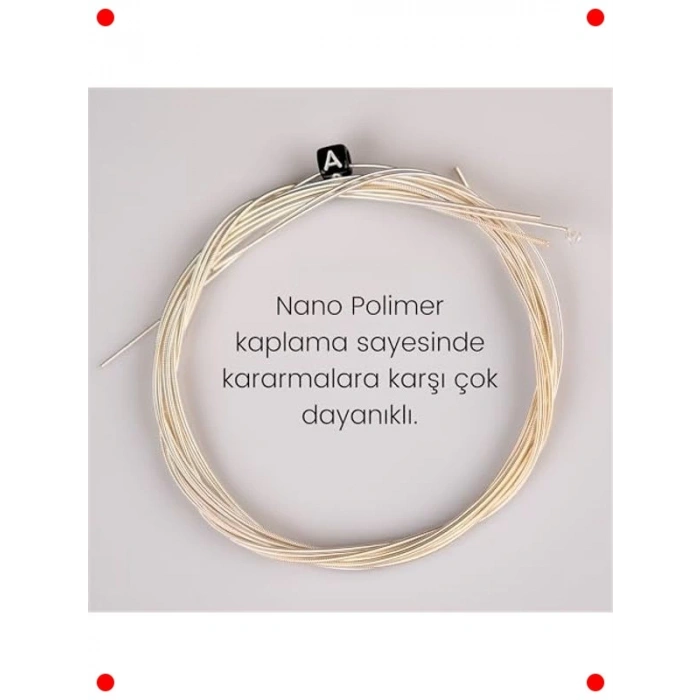 Klasik Gitar Teli - Kaplamalı, Sert Gerilim Seti