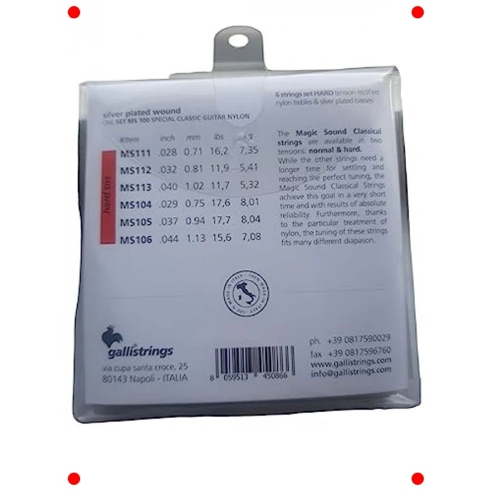 Klasik Gitar Teli: Sert Gerginlik