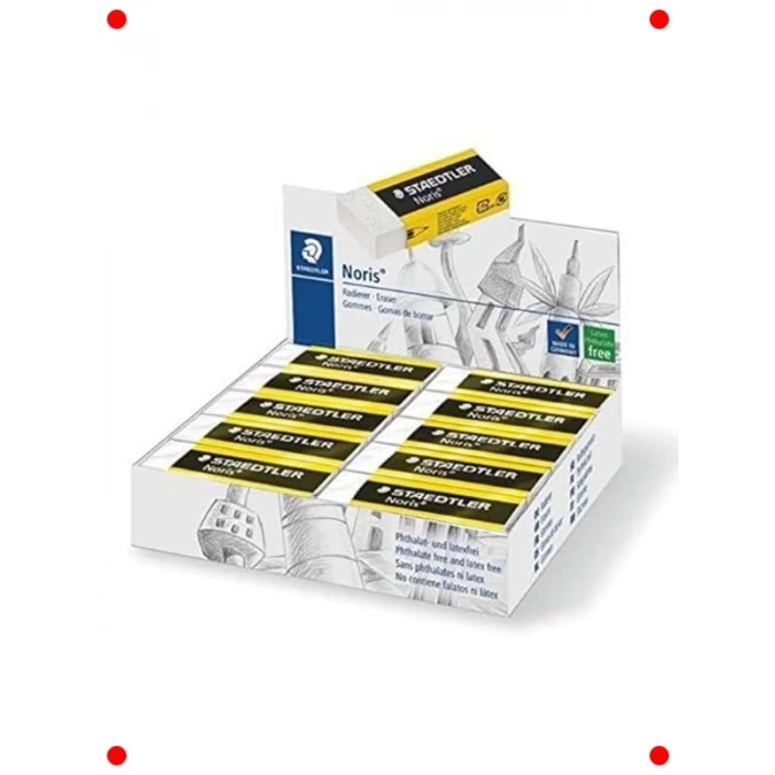 Klasik Kâğıt ve Kurşun Kalem Silgisi 65x23x13 mm