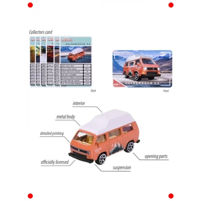 Klasik Kaplumbağa Model Araba - Koleksiyon Serisi