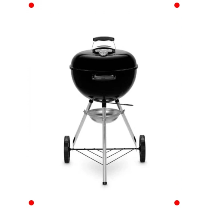 Klasik Kömürlü Mangal - Krom Çelik - Ø 47 cm