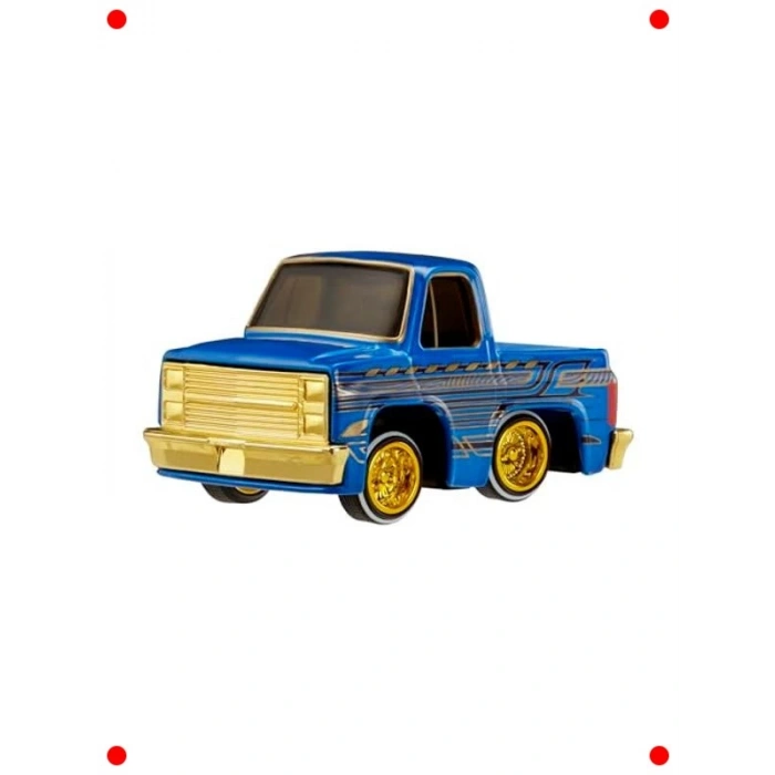 Klasik Mavi Lowrider Model Araba (1987)