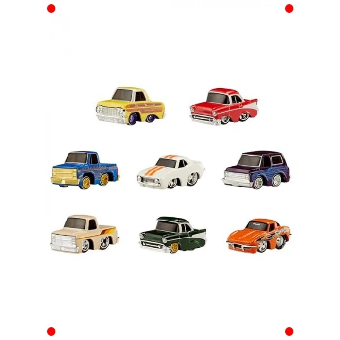 Klasik Turuncu Pro Street Model Araba (1963)