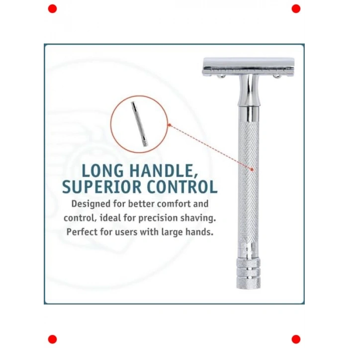 Klasik Uzun Saplı Güvenli Tıraş Makinesi