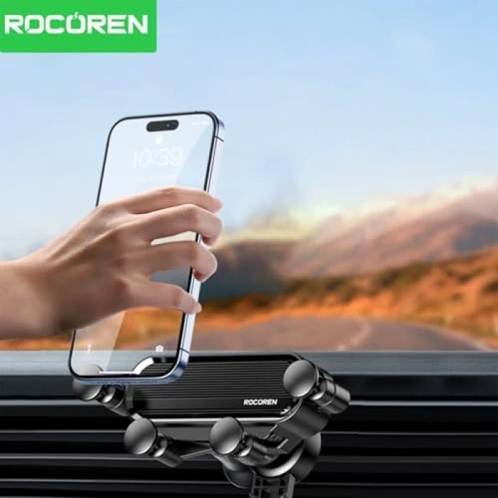 Klipsli Araç İçi Telefon Tutucu, Havalandırma Uyumlu