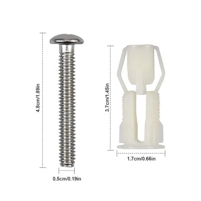 Klozet Kapağı Menteşe Dübel Seti, Kaliteli ve Kullanışlı