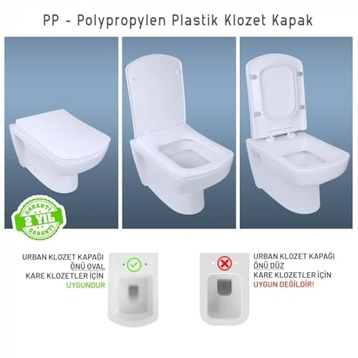 Klozet Kapağı, Yavaş Kapanma Özellikli