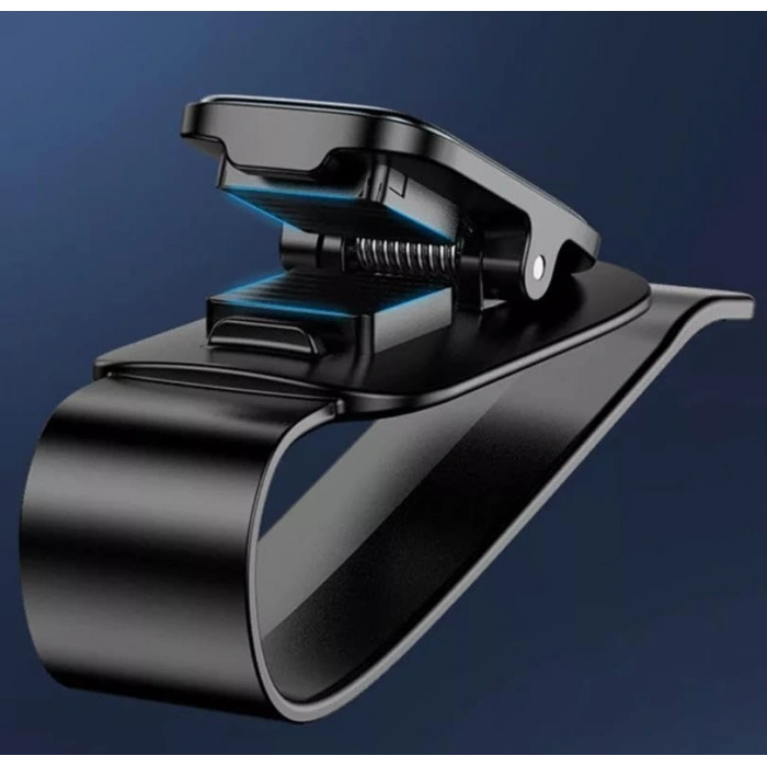 Klüpsiz Araç Gözlük Tutucu, Kromlu Tasarım