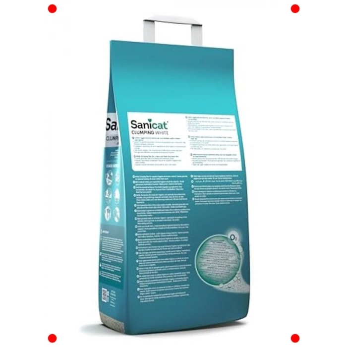 Kokusuz Topaklanan Beyaz Kedi Kumu 10 Litre