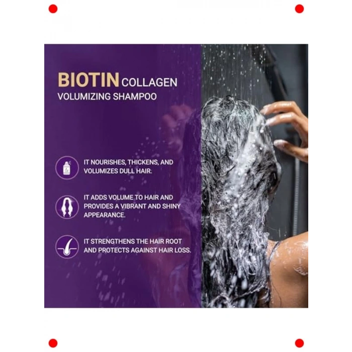 Kolajen Biotin Hacim Şampuanı İnce Telli Saçlar İçin 300ml