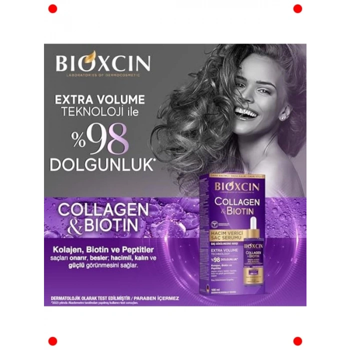 Kolajen & Biotin Saç Serumu - Dökülme Karşıtı Hacim
