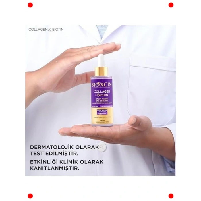 Kolajen & Biotin Saç Serumu - Dökülme Karşıtı Hacim