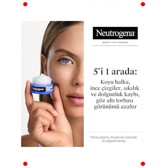 Kolajen Destekli Canlandırıcı Jel Göz Kremi 15 Gr