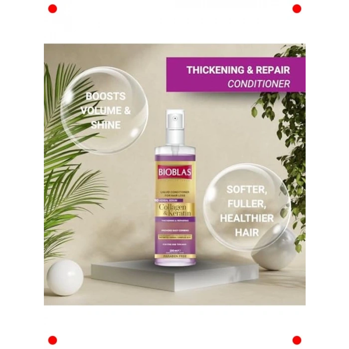 Kolajen ve Keratinli Sıvı Saç Kremi 200ml