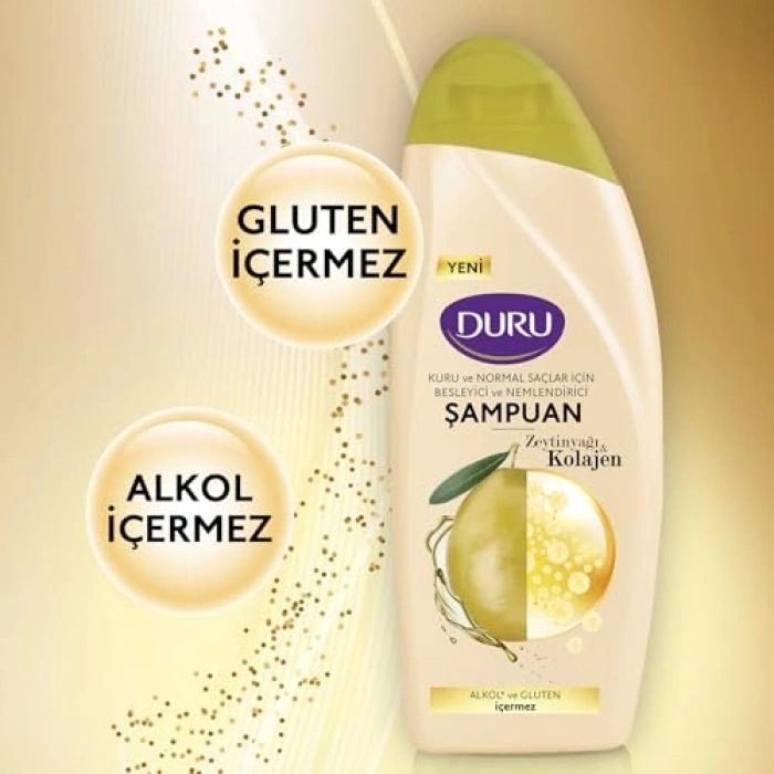 Kolajen ve zeytinyağı içeren şampuan, 500 ml