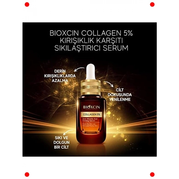 Kolajenli Kırışıklık Karşıtı Yüz Serumu - 30 ml