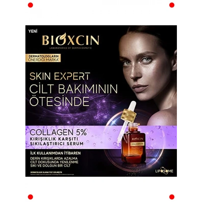 Kolajenli Kırışıklık Karşıtı Yüz Serumu - 30 ml