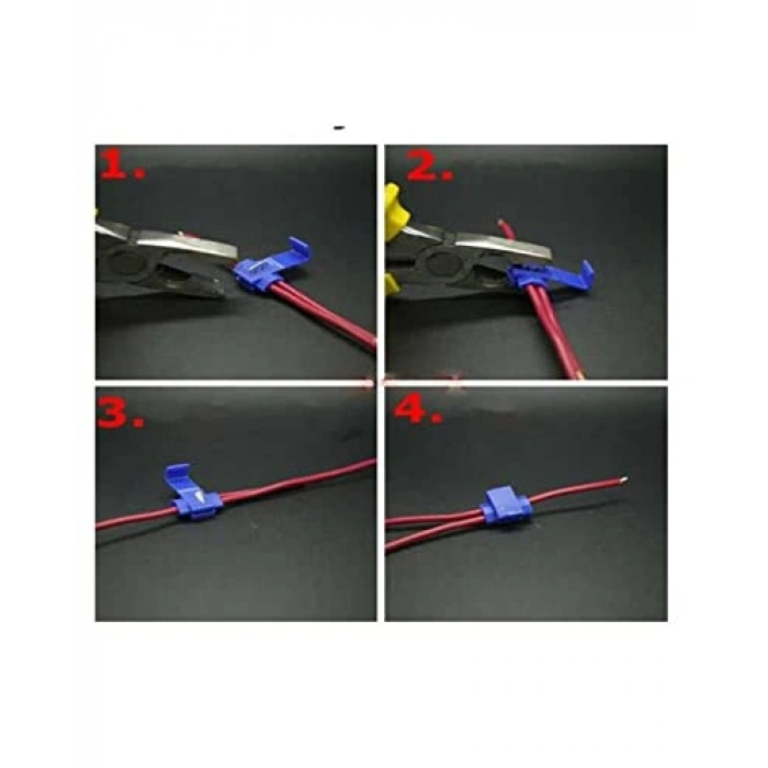 Kolay Kablo Ekleme için Klemens Quick Splice Konnektör